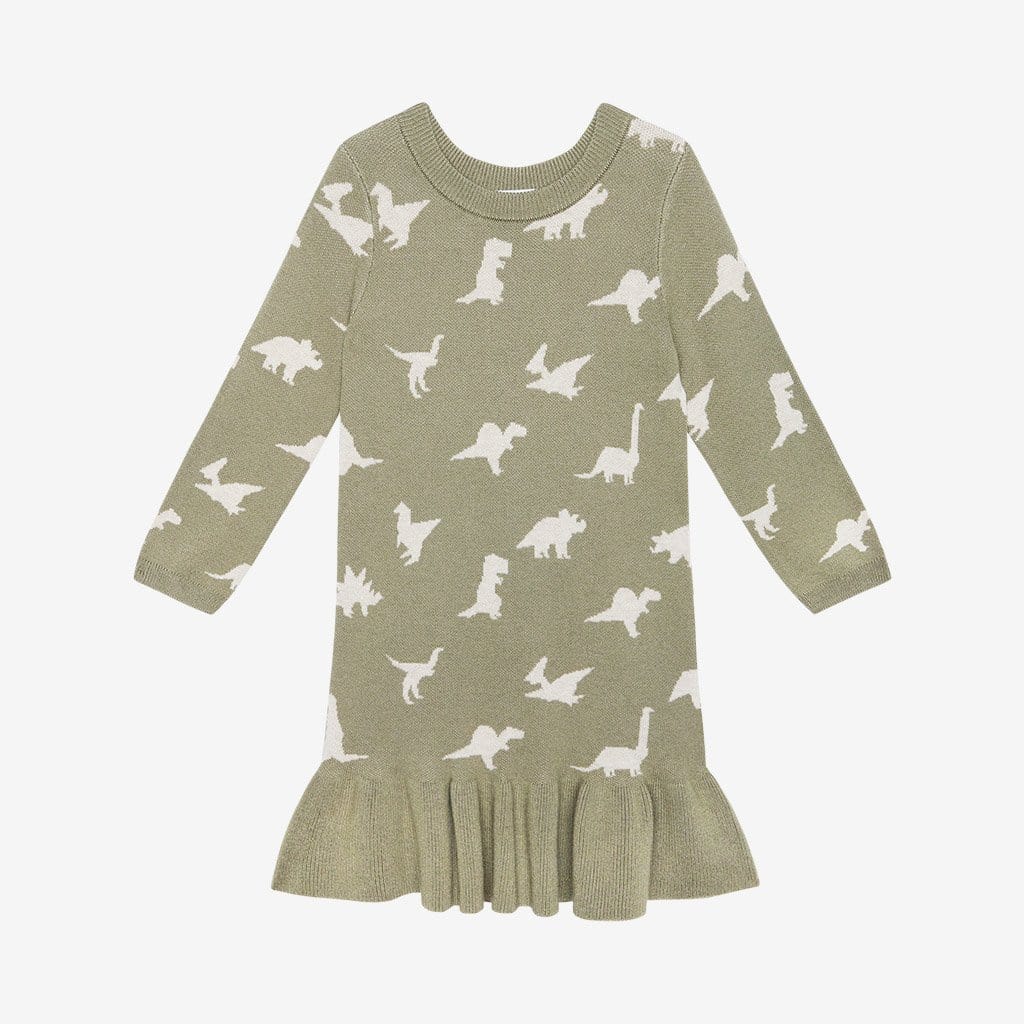 Poshosaurus Long Sleeve Sweater Dress