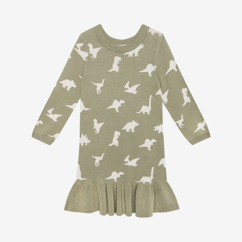 Poshosaurus Long Sleeve Sweater Dress