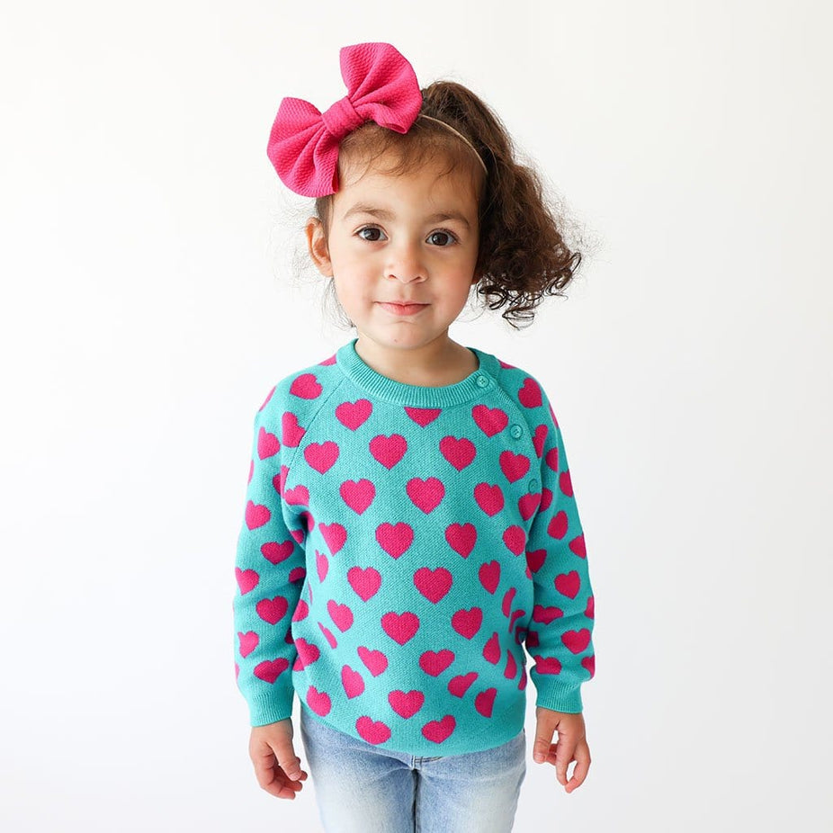 Queen of Hearts Long Sleeve Kimono Sweater