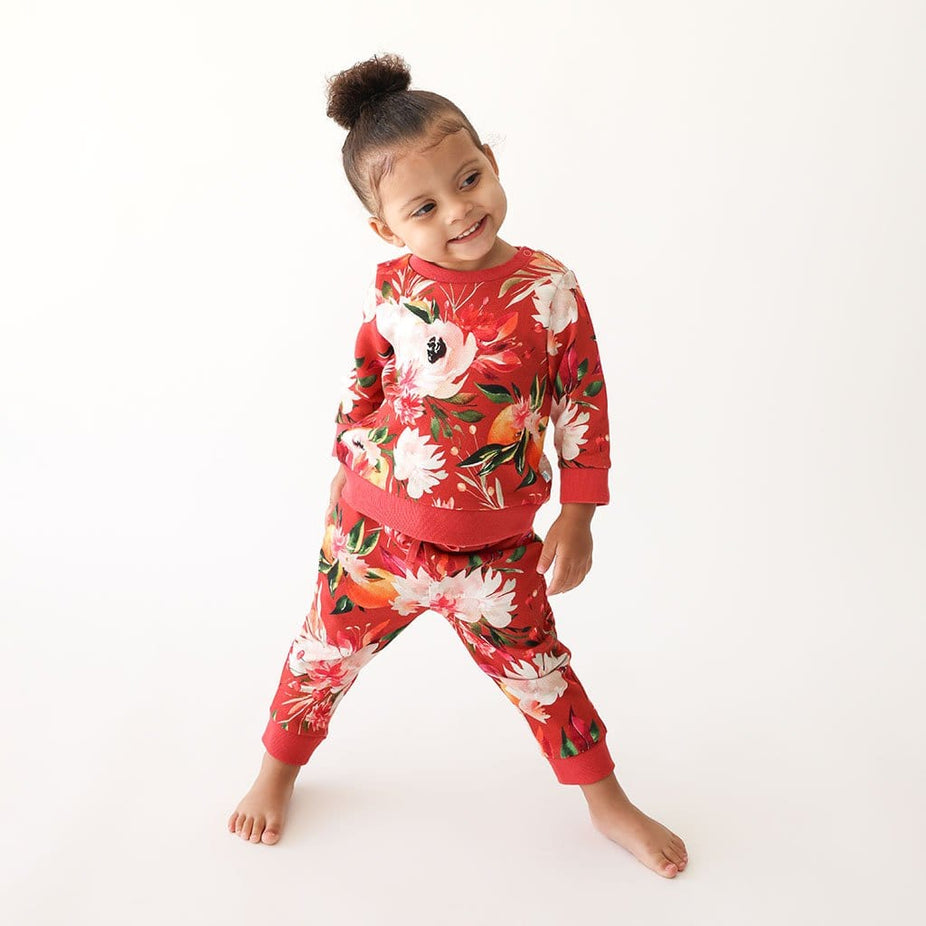 Leonora Long Sleeve Sweatshirt Jogger Set