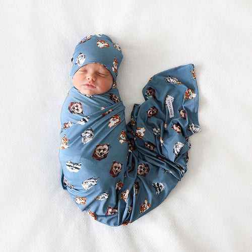 Scout Swaddle Beanie Set