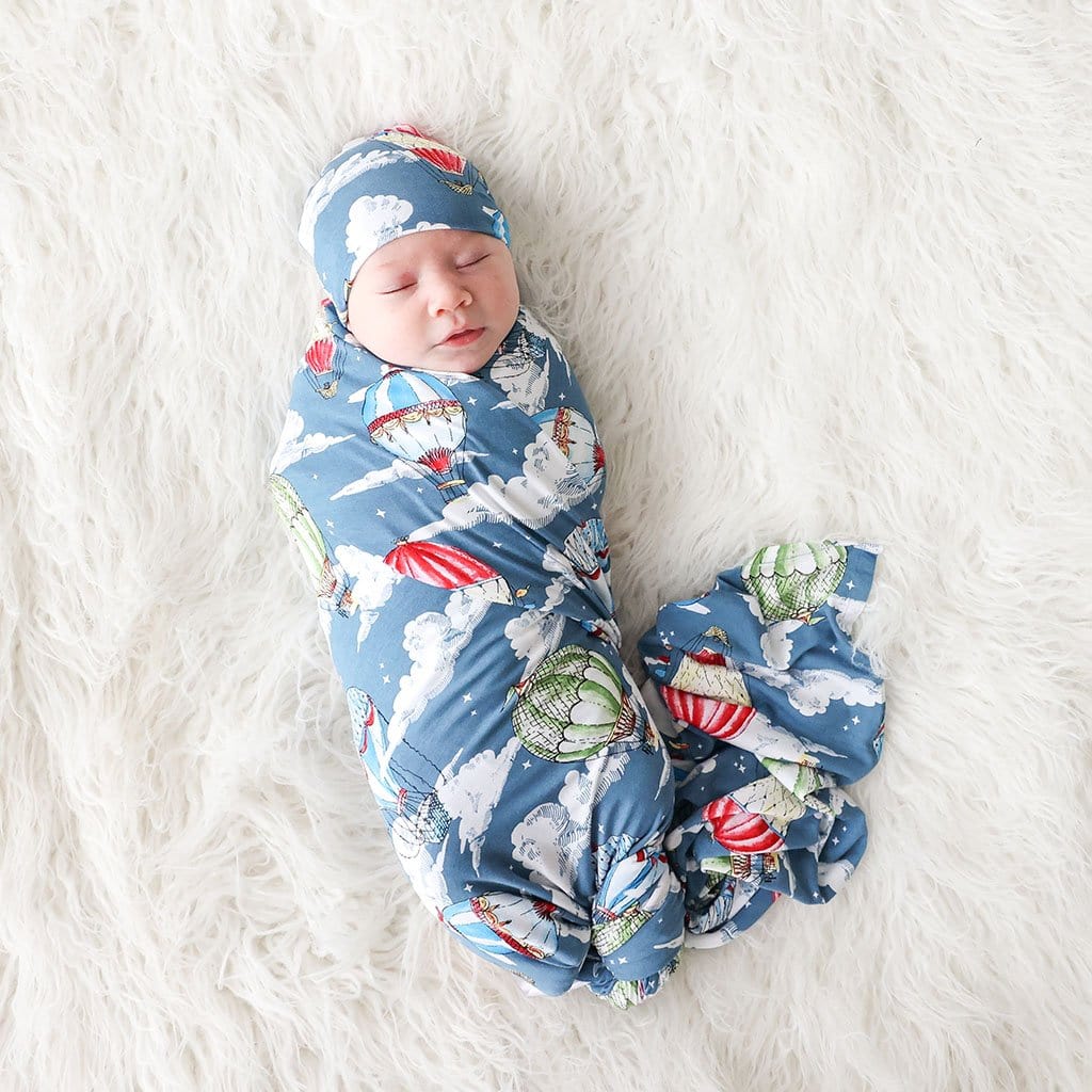 Baby on Tanner Swaddle Beanie Set