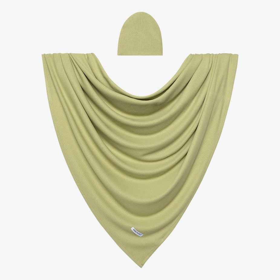 Zeytoon Waffle Waffle Knit Baby Boy Swaddle