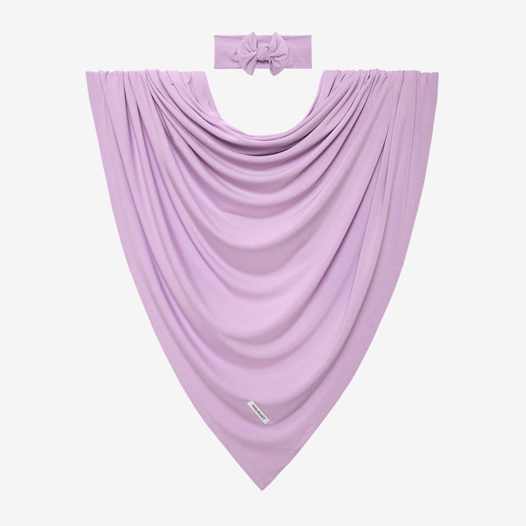 Amethyst Swaddle Headband Set