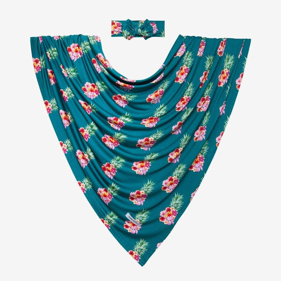 Ananans Swaddle Headband Set