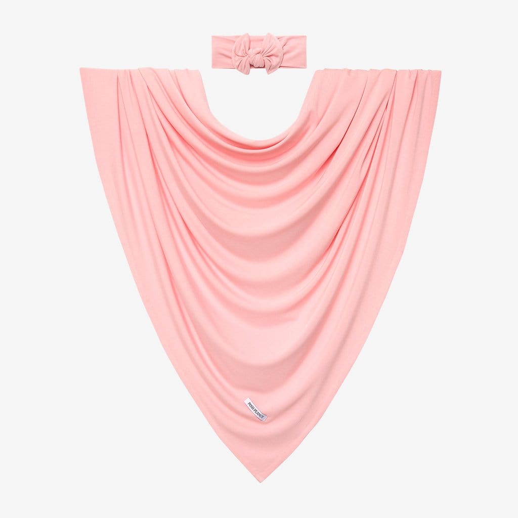 Cotton Candy Swaddle Headband Set