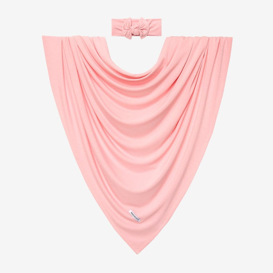 Cotton Candy Swaddle Headband Set