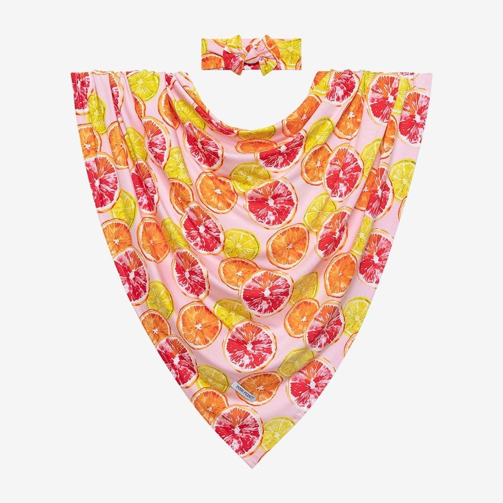 Citrine Swaddle Headband Set