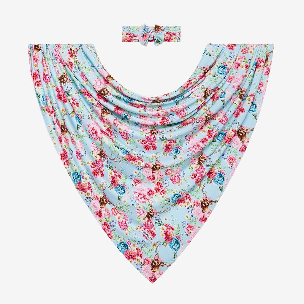 Fawn Swaddle Headband Set