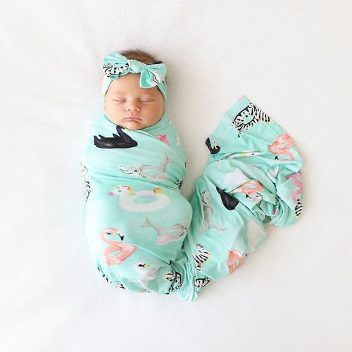 Lenny Swaddle Headband Set