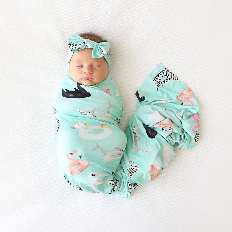 Lenny Swaddle Headband Set
