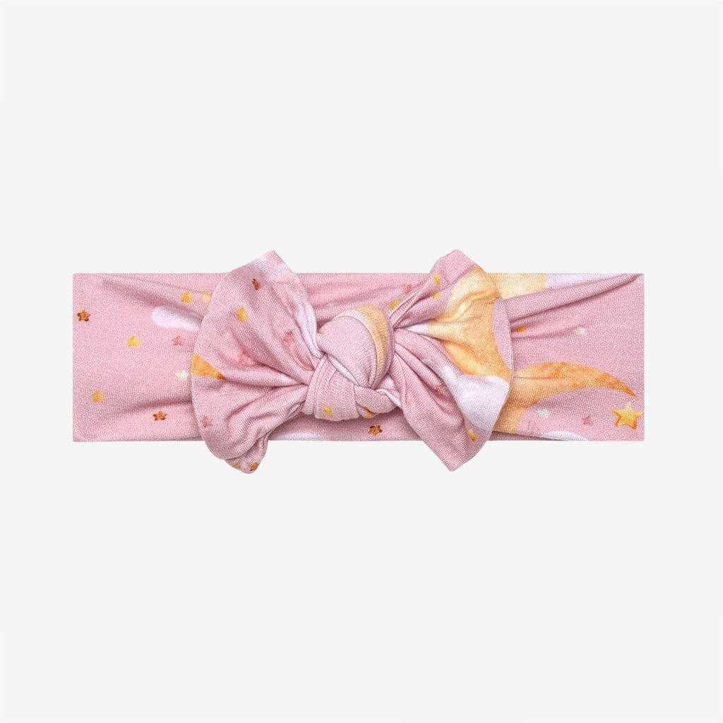 Moon Pink Baby Girl Headwrap