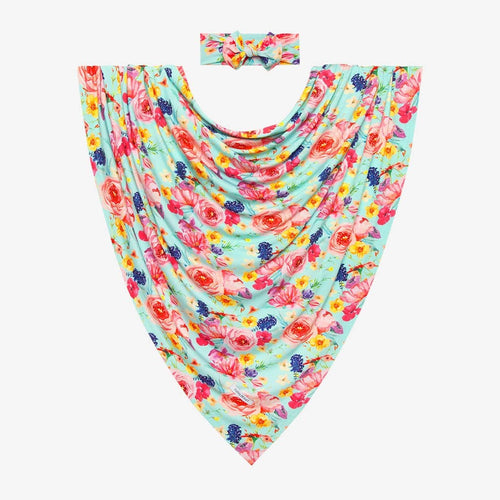 Olivia Mae Swaddle Headband Set