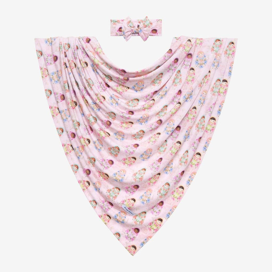 Paola Swaddle Headband Set