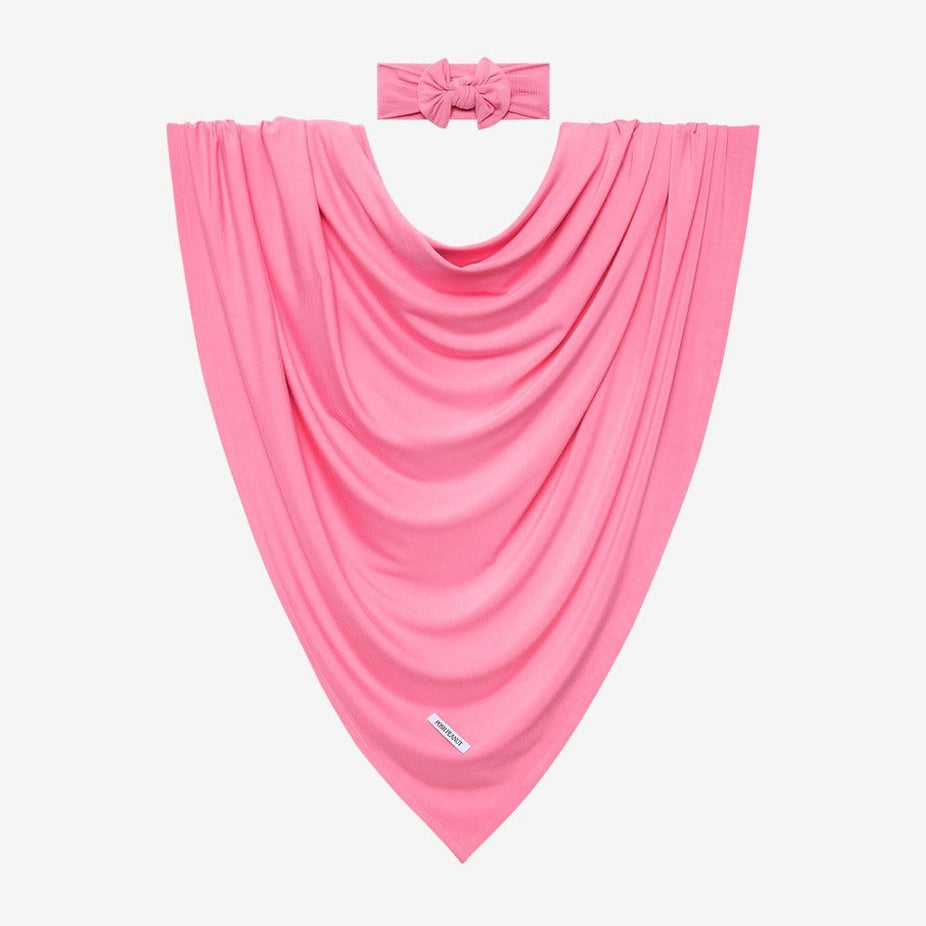 Pink Lemonade Swaddle Headband Set
