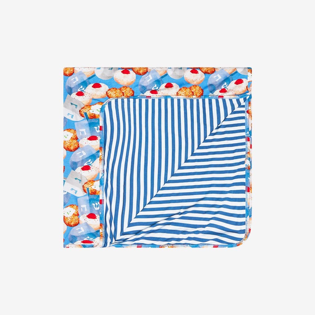 Hanukkah & Dark Blue Stripe Patoo™