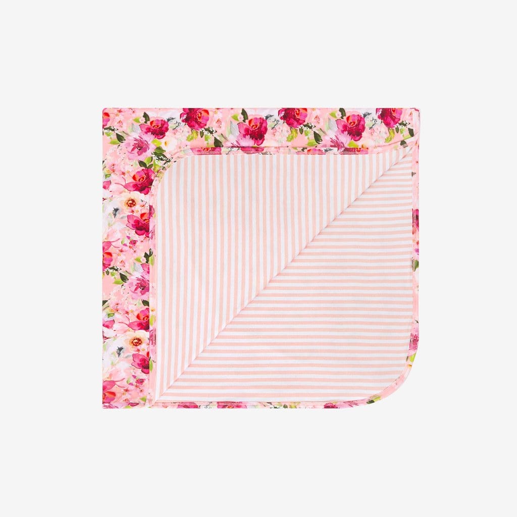 Marlene & Pink Rose Stripe Patoo with floral print