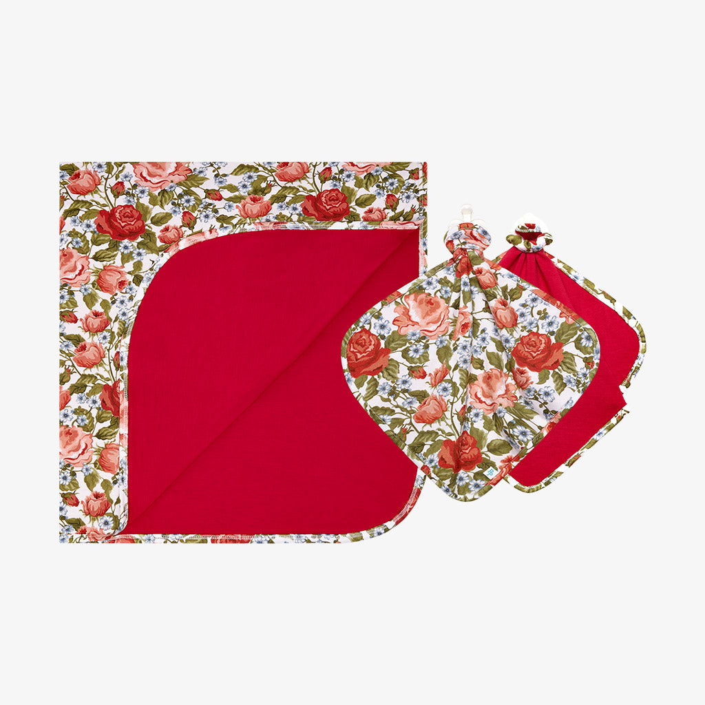 Alma & Rose Petal Red Patoo™ Lovey Set