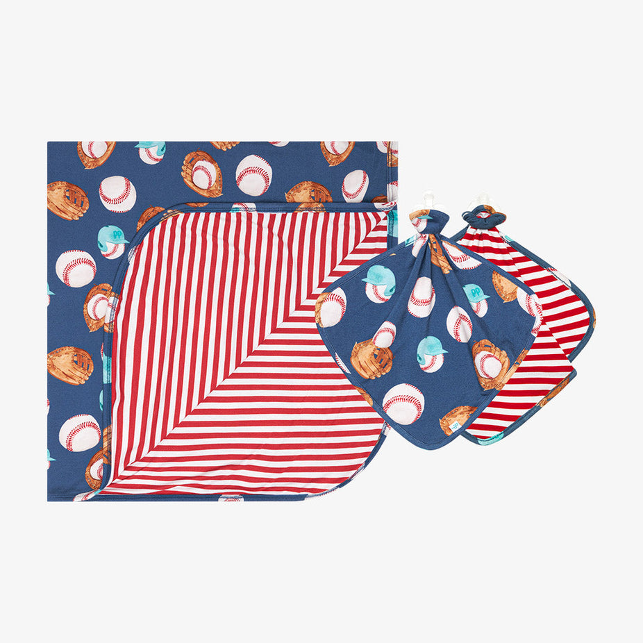 Homer & Home Run Stripe Patoo™ Lovey Set