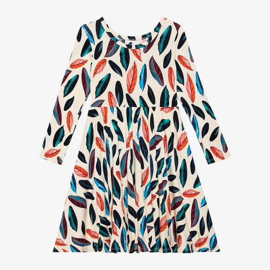 Casper Long Sleeve Twirl Dress