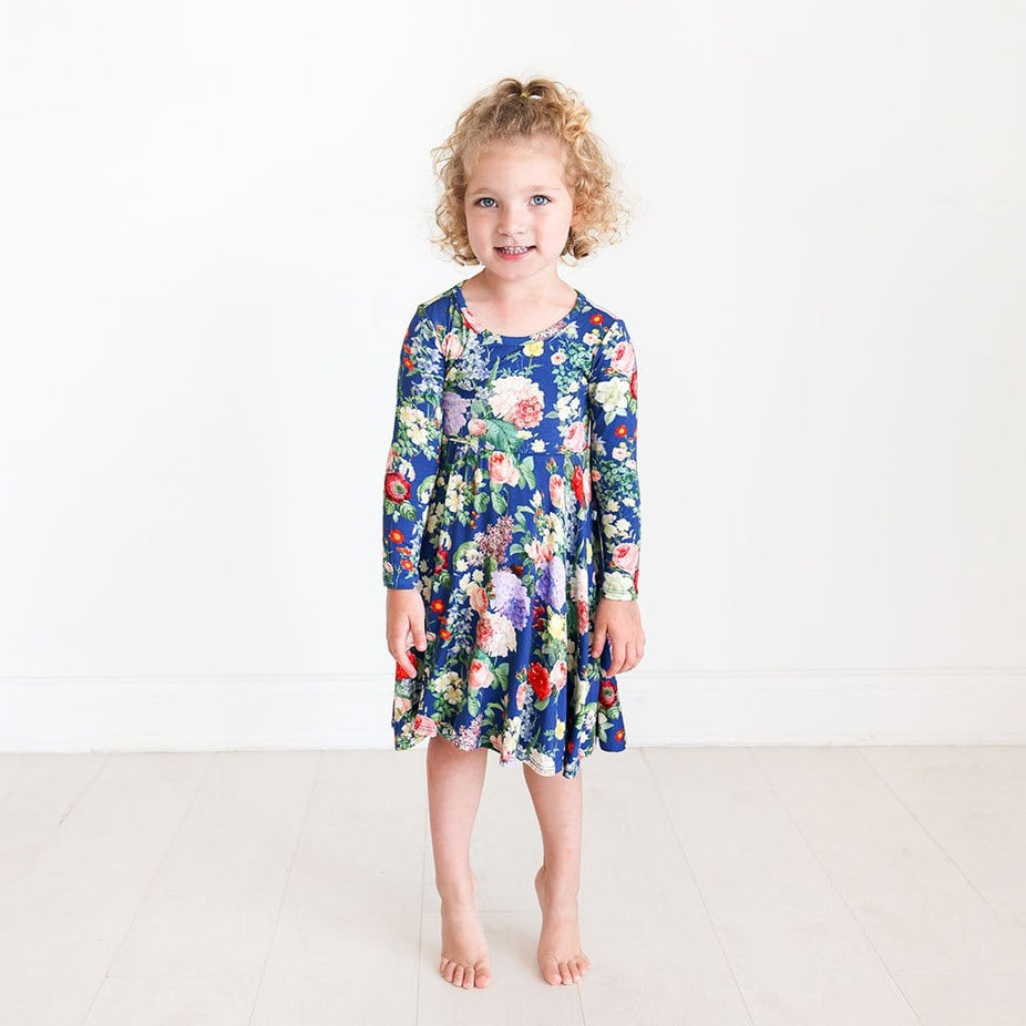 Carmen Long Sleeve Twirl Dress