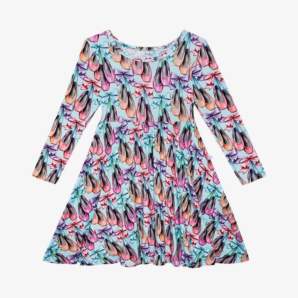 Irina Long Sleeve Twirl Dress