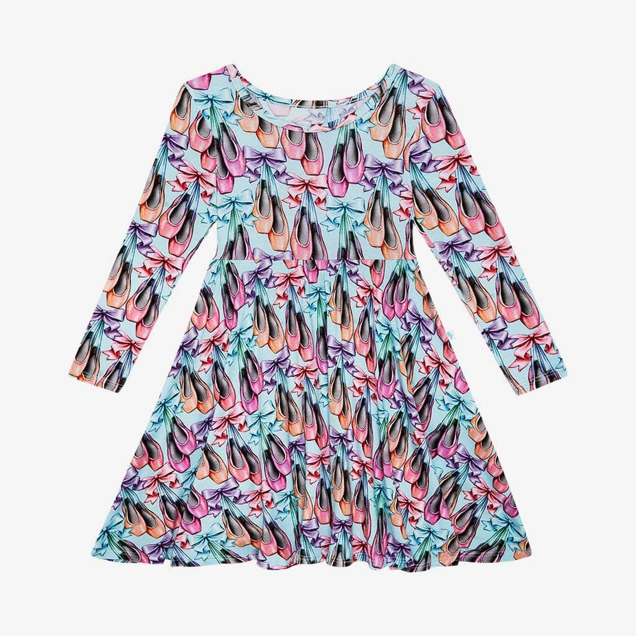 Irina Long Sleeve Twirl Dress