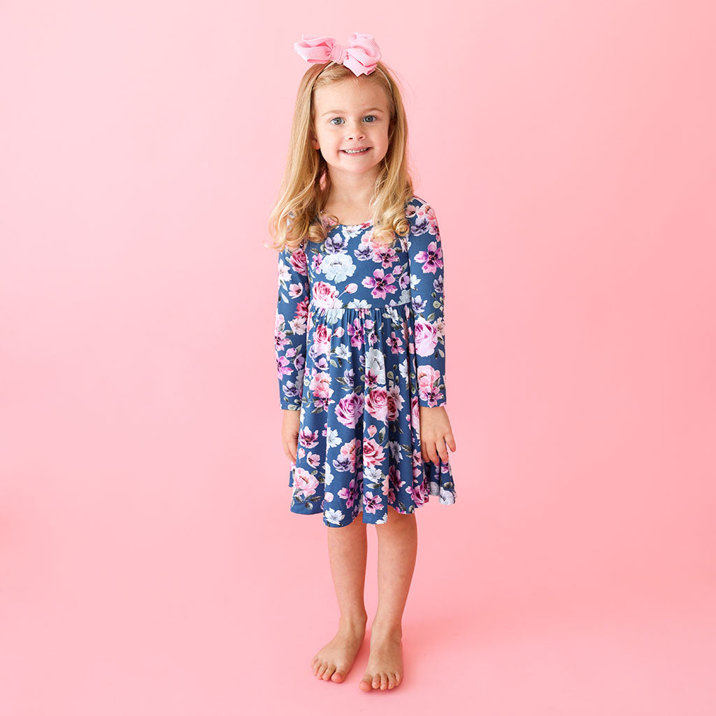 Keisha Long Sleeve Twirl Dress