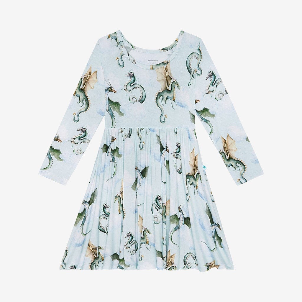 Percy Long Sleeve Twirl Dress