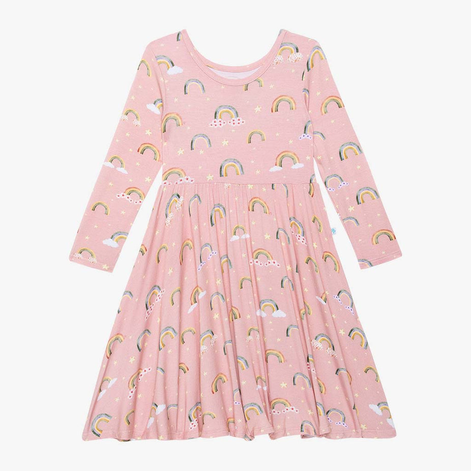 Shay Long Sleeve Twirl Dress