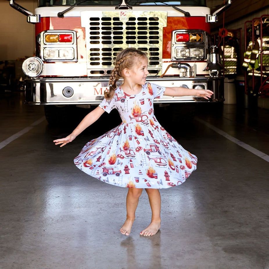 Firemen Twirl Dress