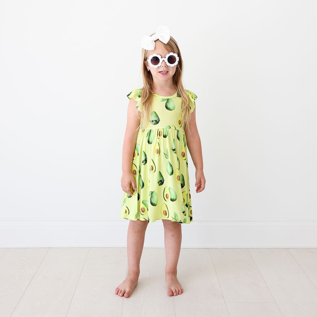 Franco Ruffled Cap Sleeve Twirl Dress