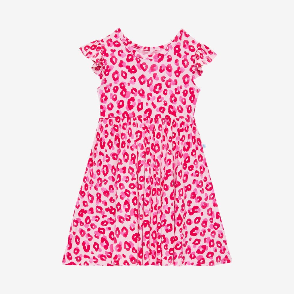 Ashley Ruffled Cap Sleeve Twirl Dress