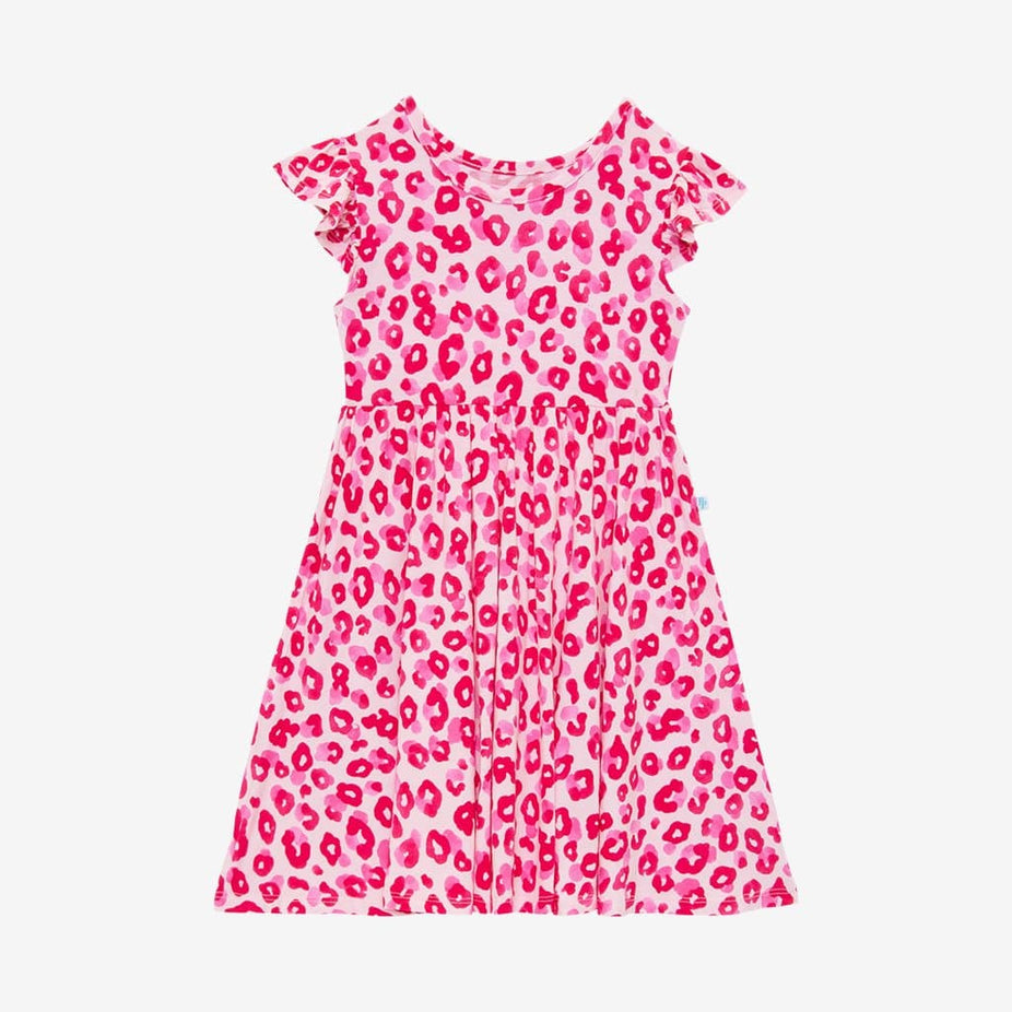 Ashley Ruffled Cap Sleeve Twirl Dress