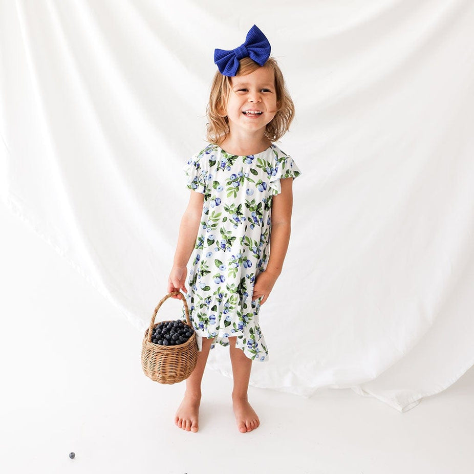 Carolina Ruffled Cap Sleeve Hi-Low Dress