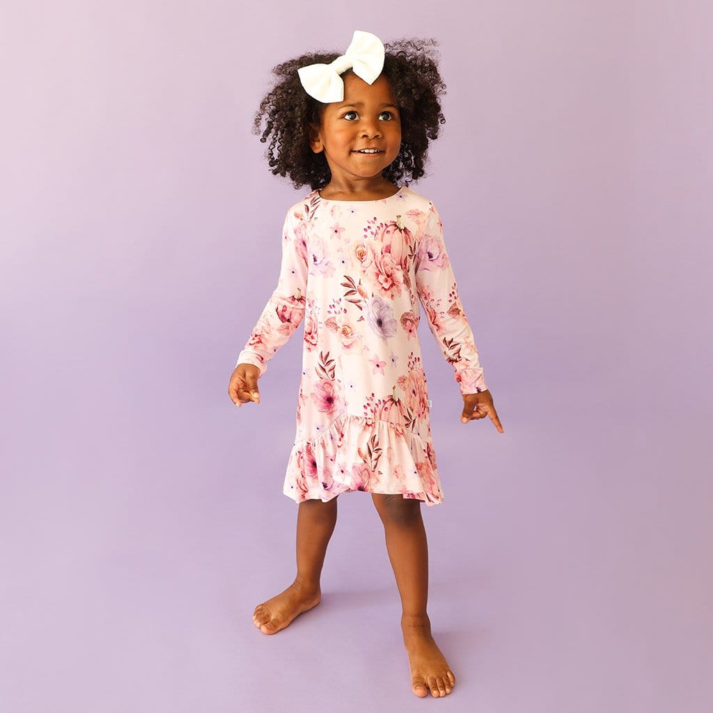 Danielle Long Sleeve Hi-Low Dress