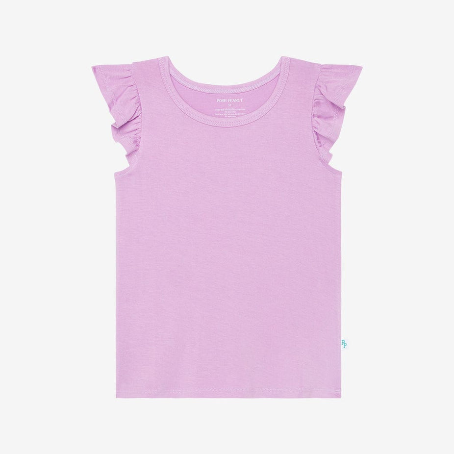 Lovely Lavender Ruffled Tee