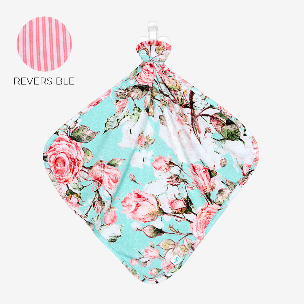 Spring Rose & Garden Stripe Lovey