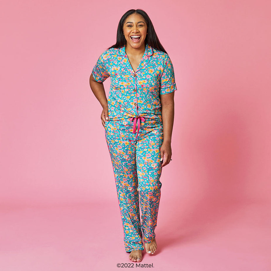 Malibu Barbie™ Floral Women's Luxe Pajama Set