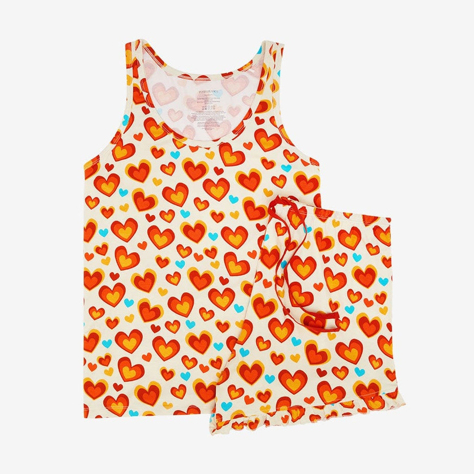 Robin Women's Tank Ruffled Short Set