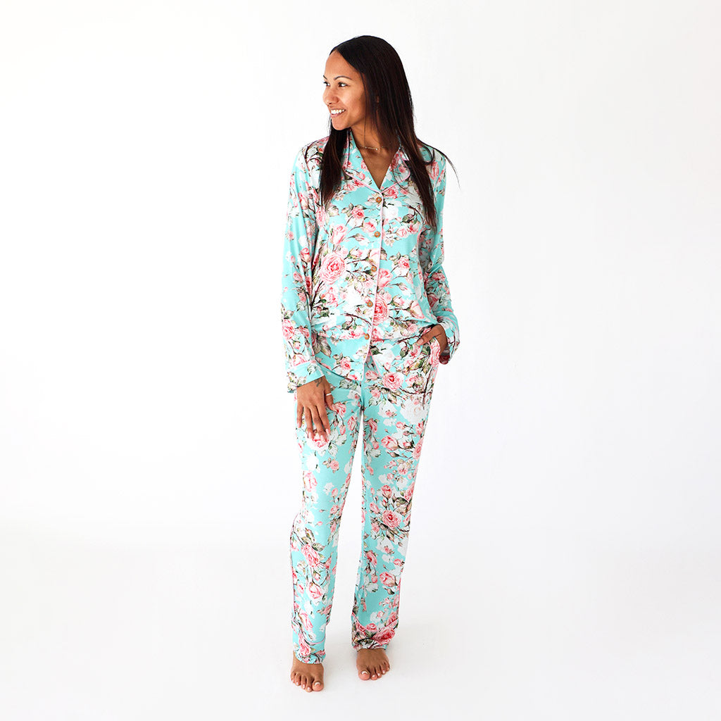 Spring Rose Women's Relaxed Pant Luxe Loungewear