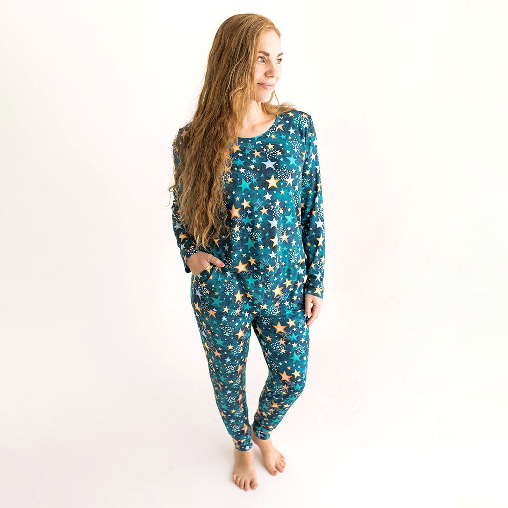 Rogan Women's Long Sleeve Scoop Loungewear