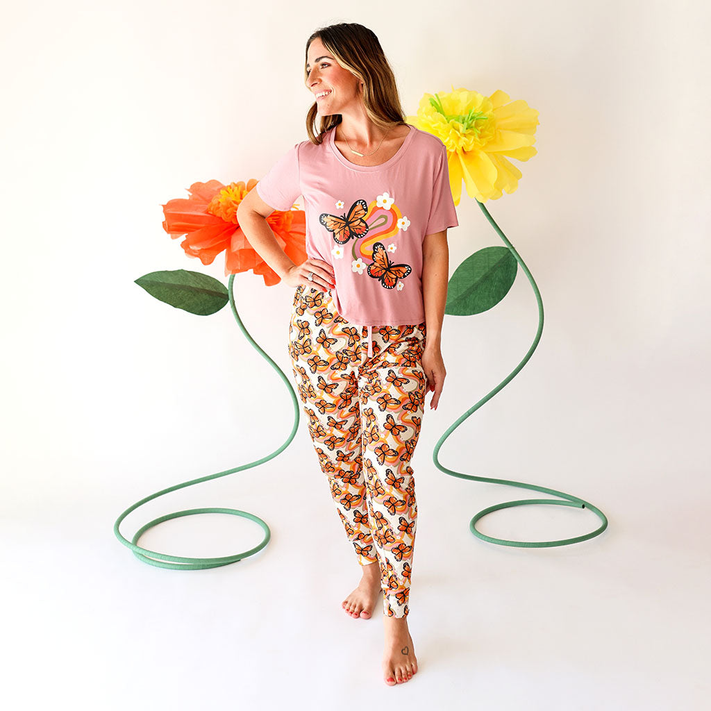 Bowie Graphic Women's Short Sleeve Scoop Loungewear