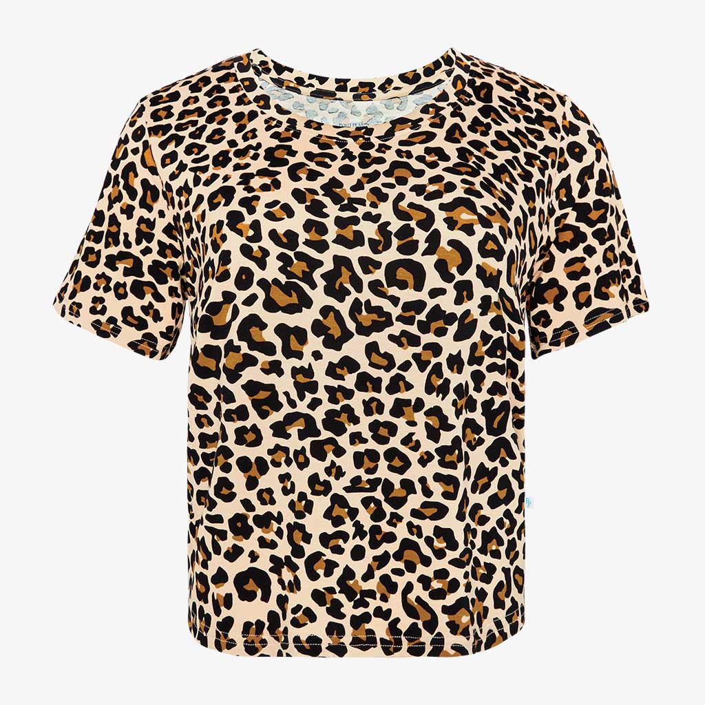 Lana Leopard Tan Women’s Scoop Tee