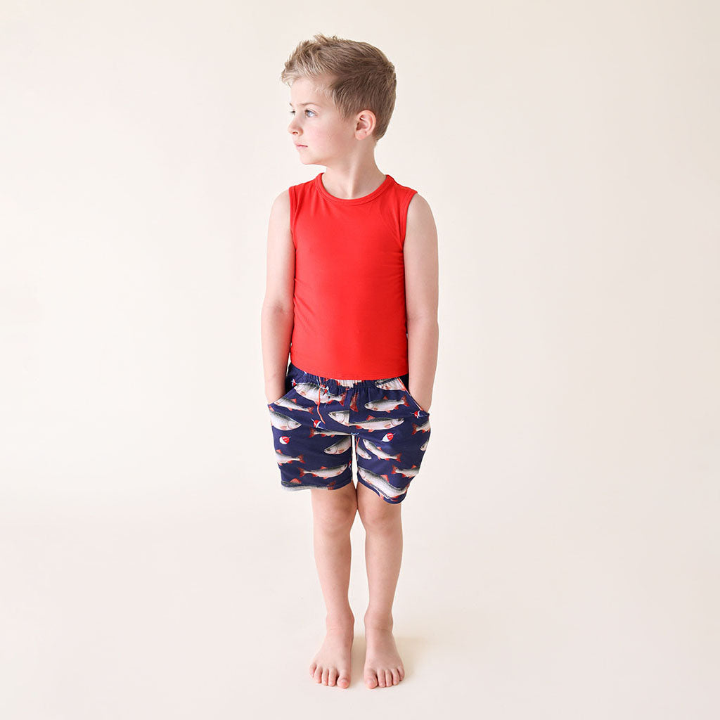 Posh Fishing Tank Top Short Set