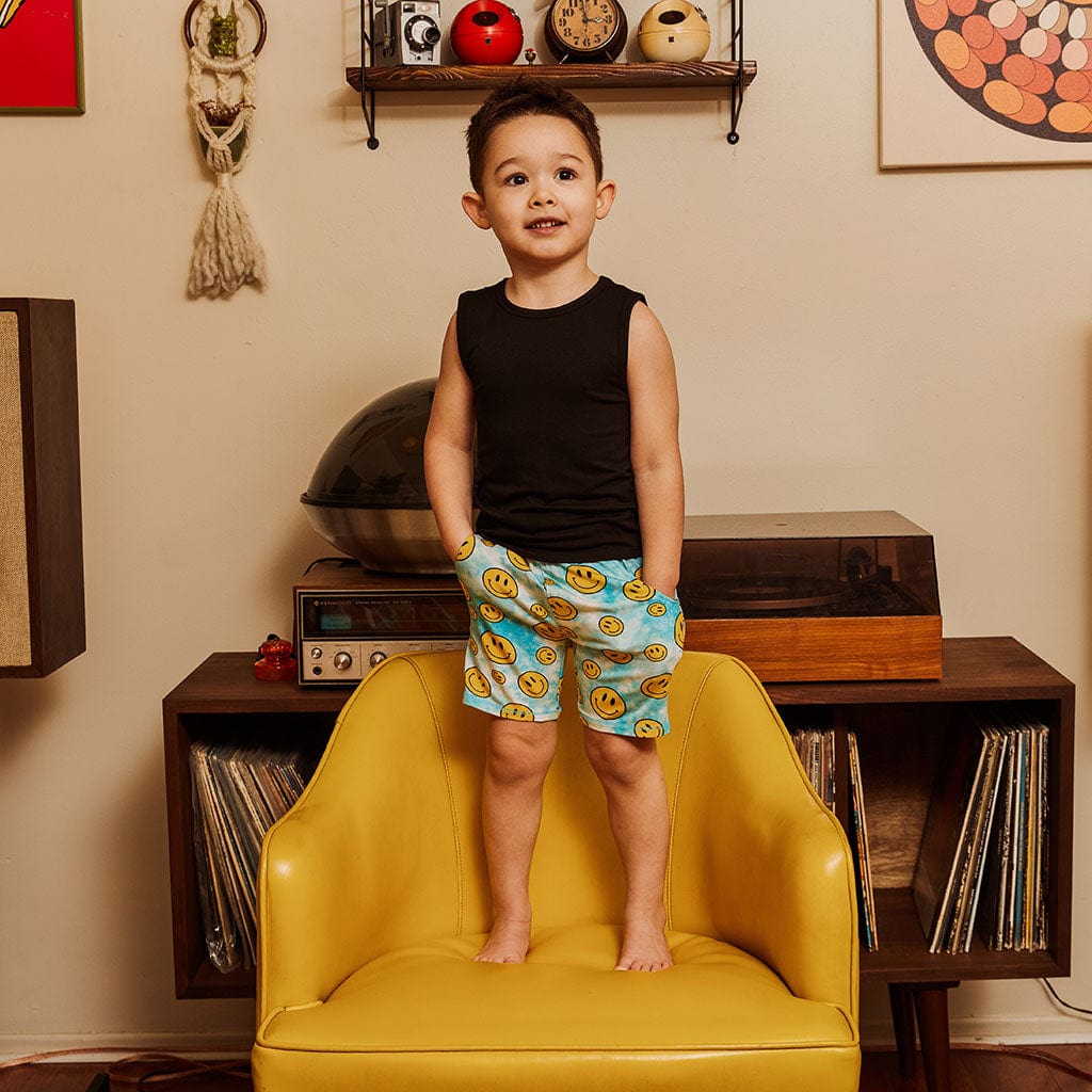 Happy Tie Dye Tank Top Short Set