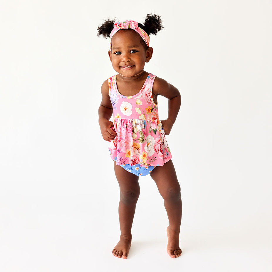 Chantria Peplum Bummie Set
