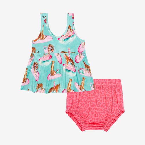 Kimmy Peplum Bummie Set