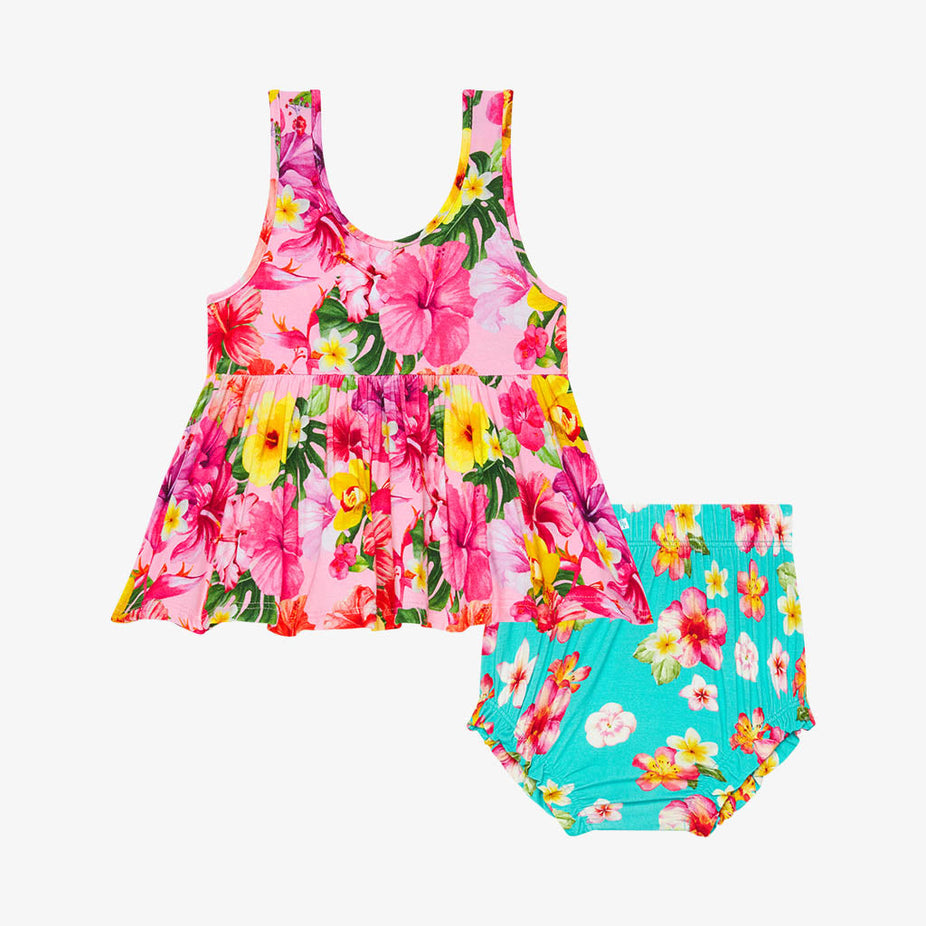 Malana Peplum Bummie Set