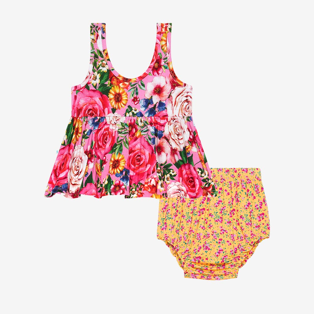 Monika Peplum Bummie Set